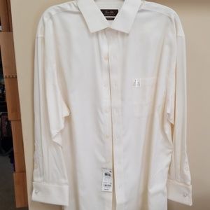 Tasso Elba cuffed dress shirt size 17x32/33